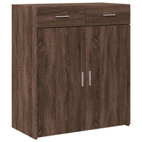 Thumbnail for Sideboard Braun Eichen-Optik 80x42,5x93 cm Holzwerkstoff