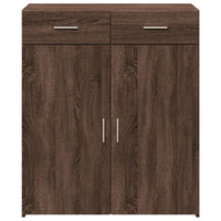 Thumbnail for Sideboard Braun Eichen-Optik 80x42,5x93 cm Holzwerkstoff
