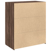 Thumbnail for Sideboard Braun Eichen-Optik 80x42,5x93 cm Holzwerkstoff