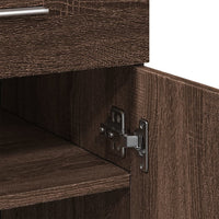 Thumbnail for Sideboard Braun Eichen-Optik 80x42,5x93 cm Holzwerkstoff