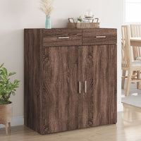 Thumbnail for Sideboard Braun Eichen-Optik 80x42,5x93 cm Holzwerkstoff