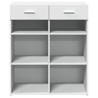 Thumbnail for Sideboard Weiß 80x42,5x93 cm Holzwerkstoff