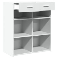 Thumbnail for Sideboard Weiß 80x42,5x93 cm Holzwerkstoff