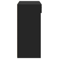 Thumbnail for Sideboard Schwarz 80x42,5x93 cm Holzwerkstoff