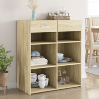 Thumbnail for Sideboard Sonoma-Eiche 80x42,5x93 cm Holzwerkstoff