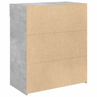 Thumbnail for Sideboard Betongrau 80x42,5x93 cm Holzwerkstoff