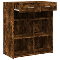 Thumbnail for Sideboard Räuchereiche 80x42,5x93 cm Holzwerkstoff