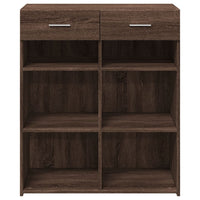 Thumbnail for Sideboard Braun Eichen-Optik 80x42,5x93 cm Holzwerkstoff