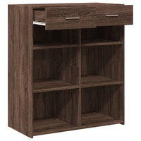 Thumbnail for Sideboard Braun Eichen-Optik 80x42,5x93 cm Holzwerkstoff