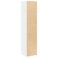 Thumbnail for Highboard Weiß 40x41x185 cm Holzwerkstoff