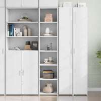 Thumbnail for Highboard Weiß 40x41x185 cm Holzwerkstoff
