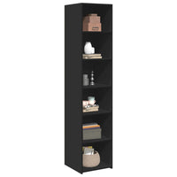 Thumbnail for Highboard Schwarz 40x41x185 cm Holzwerkstoff