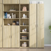 Thumbnail for Highboard Sonoma-Eiche 40x41x185 cm Holzwerkstoff