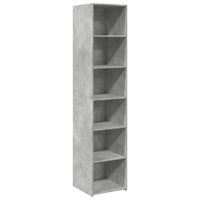 Thumbnail for Highboard Betongrau 40x41x185 cm Holzwerkstoff