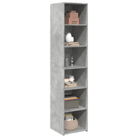 Thumbnail for Highboard Betongrau 40x41x185 cm Holzwerkstoff