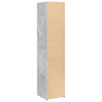 Thumbnail for Highboard Betongrau 40x41x185 cm Holzwerkstoff