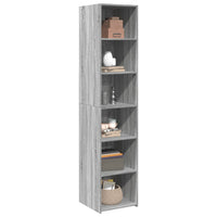 Thumbnail for Highboard Grau Sonoma-Eiche 40x41x185 cm Holzwerkstoff