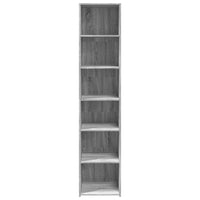 Thumbnail for Highboard Grau Sonoma-Eiche 40x41x185 cm Holzwerkstoff