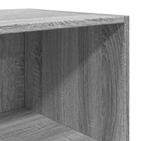 Thumbnail for Highboard Grau Sonoma-Eiche 40x41x185 cm Holzwerkstoff