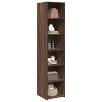 Thumbnail for Highboard Braun Eichen-Optik 40x41x185 cm Holzwerkstoff