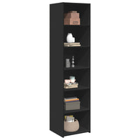 Thumbnail for Highboard Schwarz 45x41x185 cm Holzwerkstoff