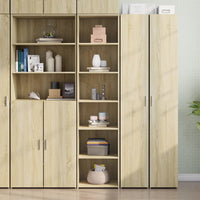 Thumbnail for Highboard Sonoma-Eiche 45x41x185 cm Holzwerkstoff