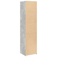 Thumbnail for Highboard Betongrau 45x41x185 cm Holzwerkstoff