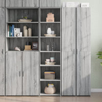 Thumbnail for Highboard Grau Sonoma-Eiche 45x41x185 cm Holzwerkstoff