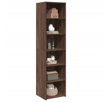 Thumbnail for Highboard Braun Eichen-Optik 45x41x185 cm Holzwerkstoff