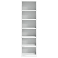 Thumbnail for Highboard Weiß 50x41x185 cm Holzwerkstoff