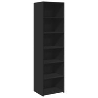 Thumbnail for Highboard Schwarz 50x41x185 cm Holzwerkstoff