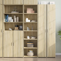 Thumbnail for Highboard Sonoma-Eiche 50x41x185 cm Holzwerkstoff