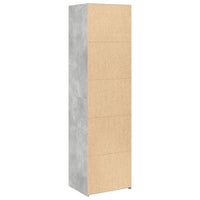 Thumbnail for Highboard Betongrau 50x41x185 cm Holzwerkstoff