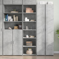 Thumbnail for Highboard Betongrau 50x41x185 cm Holzwerkstoff