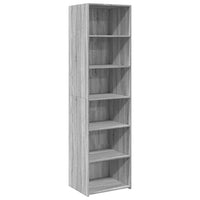 Thumbnail for Highboard Grau Sonoma-Eiche 50x41x185 cm Holzwerkstoff