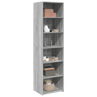 Thumbnail for Highboard Grau Sonoma-Eiche 50x41x185 cm Holzwerkstoff