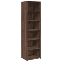 Thumbnail for Highboard Braun Eichen-Optik 50x41x185 cm Holzwerkstoff