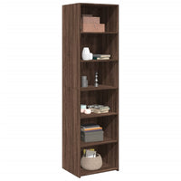 Thumbnail for Highboard Braun Eichen-Optik 50x41x185 cm Holzwerkstoff