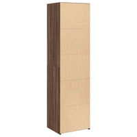 Thumbnail for Highboard Braun Eichen-Optik 50x41x185 cm Holzwerkstoff
