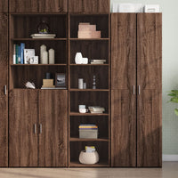 Thumbnail for Highboard Braun Eichen-Optik 50x41x185 cm Holzwerkstoff