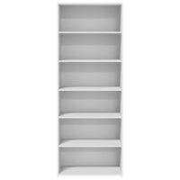 Thumbnail for Highboard Weiß 70x41x185 cm Holzwerkstoff