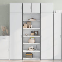 Thumbnail for Highboard Weiß 70x41x185 cm Holzwerkstoff