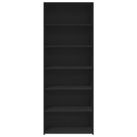 Thumbnail for Highboard Schwarz 70x41x185 cm Holzwerkstoff