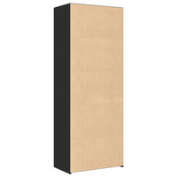 Thumbnail for Highboard Schwarz 70x41x185 cm Holzwerkstoff