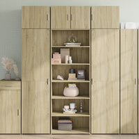 Thumbnail for Highboard Sonoma-Eiche 70x41x185 cm Holzwerkstoff
