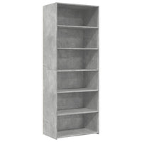 Thumbnail for Highboard Betongrau 70x41x185 cm Holzwerkstoff