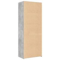 Thumbnail for Highboard Betongrau 70x41x185 cm Holzwerkstoff
