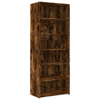 Thumbnail for Highboard Räuchereiche 70x41x185 cm Holzwerkstoff