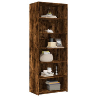 Thumbnail for Highboard Räuchereiche 70x41x185 cm Holzwerkstoff