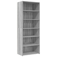 Thumbnail for Highboard Grau Sonoma 70x41x185 cm Holzwerkstoff